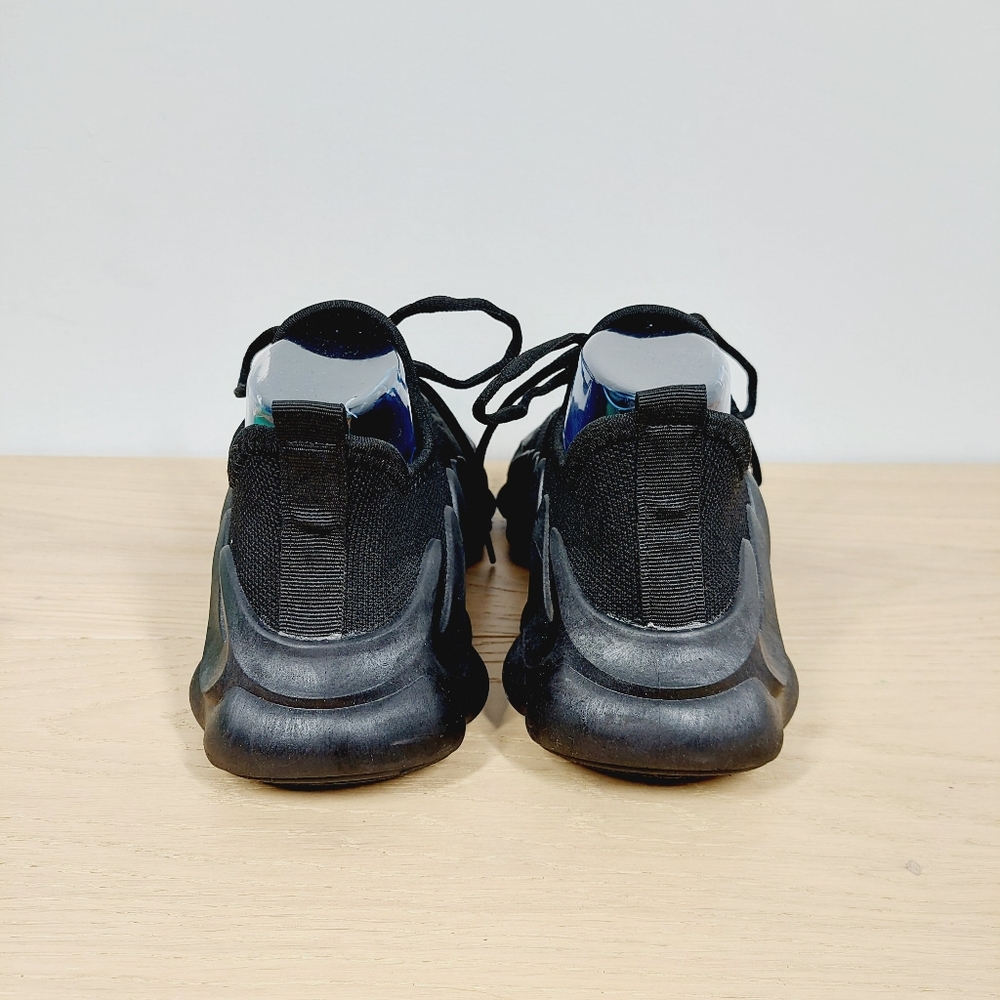 Cape Robbin Black Sculpted Sole Knit Sneakers 772 - Picture 4 of 12